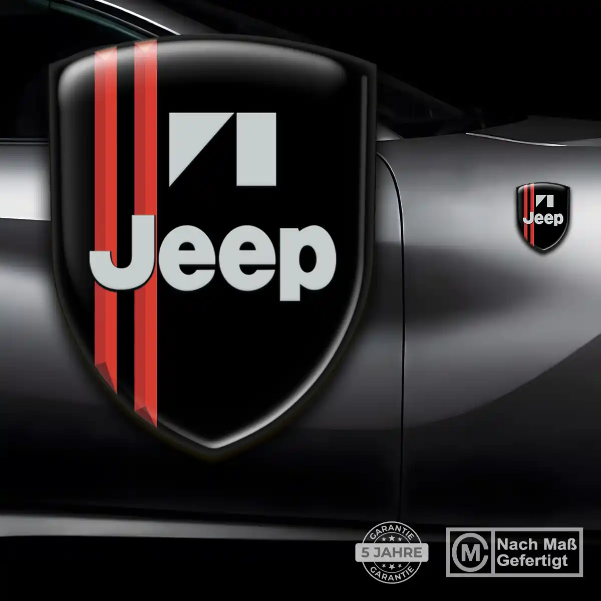 Jeep Aufkleber Silikon Embleme Ausdrucksstarkes Design
