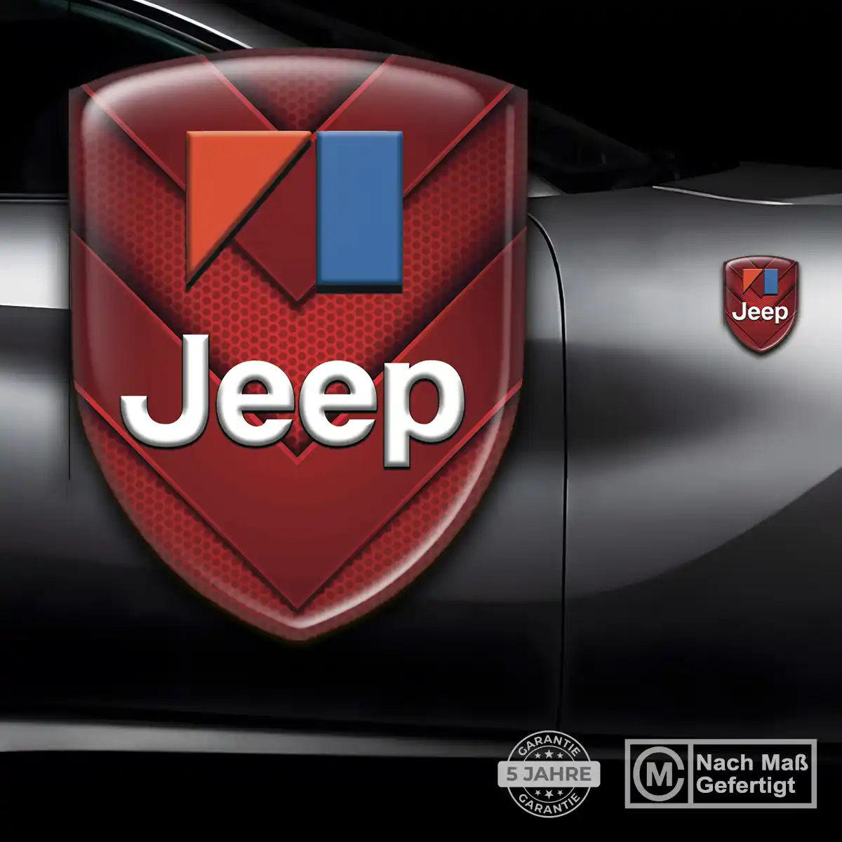 Jeep Aufkleber Silikon Embleme Auto Elegantes Design