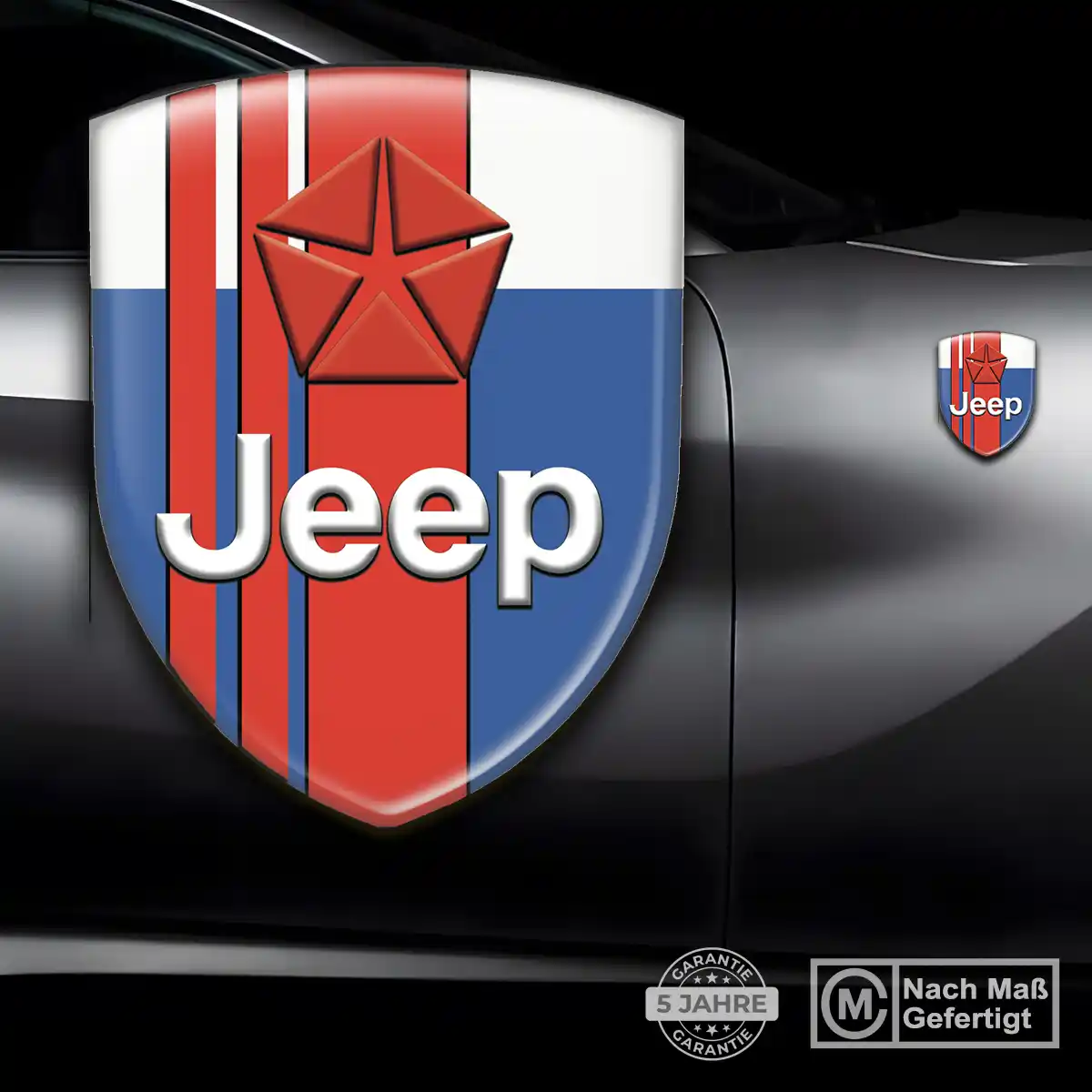 Jeep Aufkleber Silikon Embleme Auto Hohe Qualität