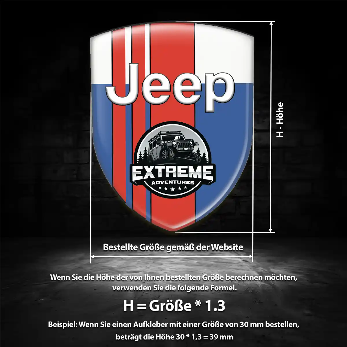 Jeep Aufkleber Silikon Embleme Auto Luxus-Edition