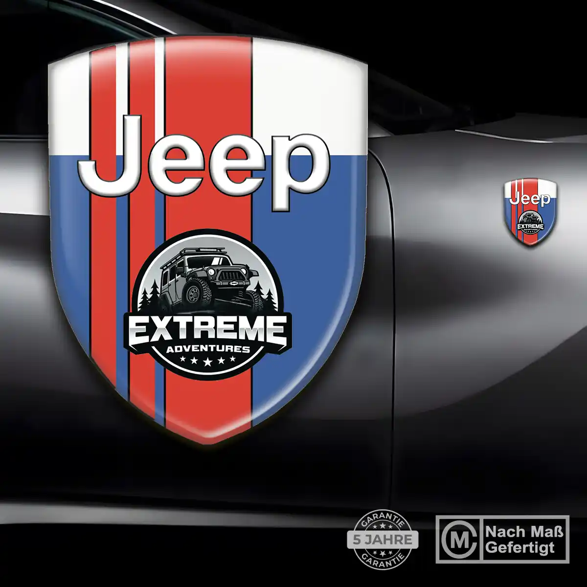 Jeep Aufkleber Silikon Embleme Auto Luxus-Edition