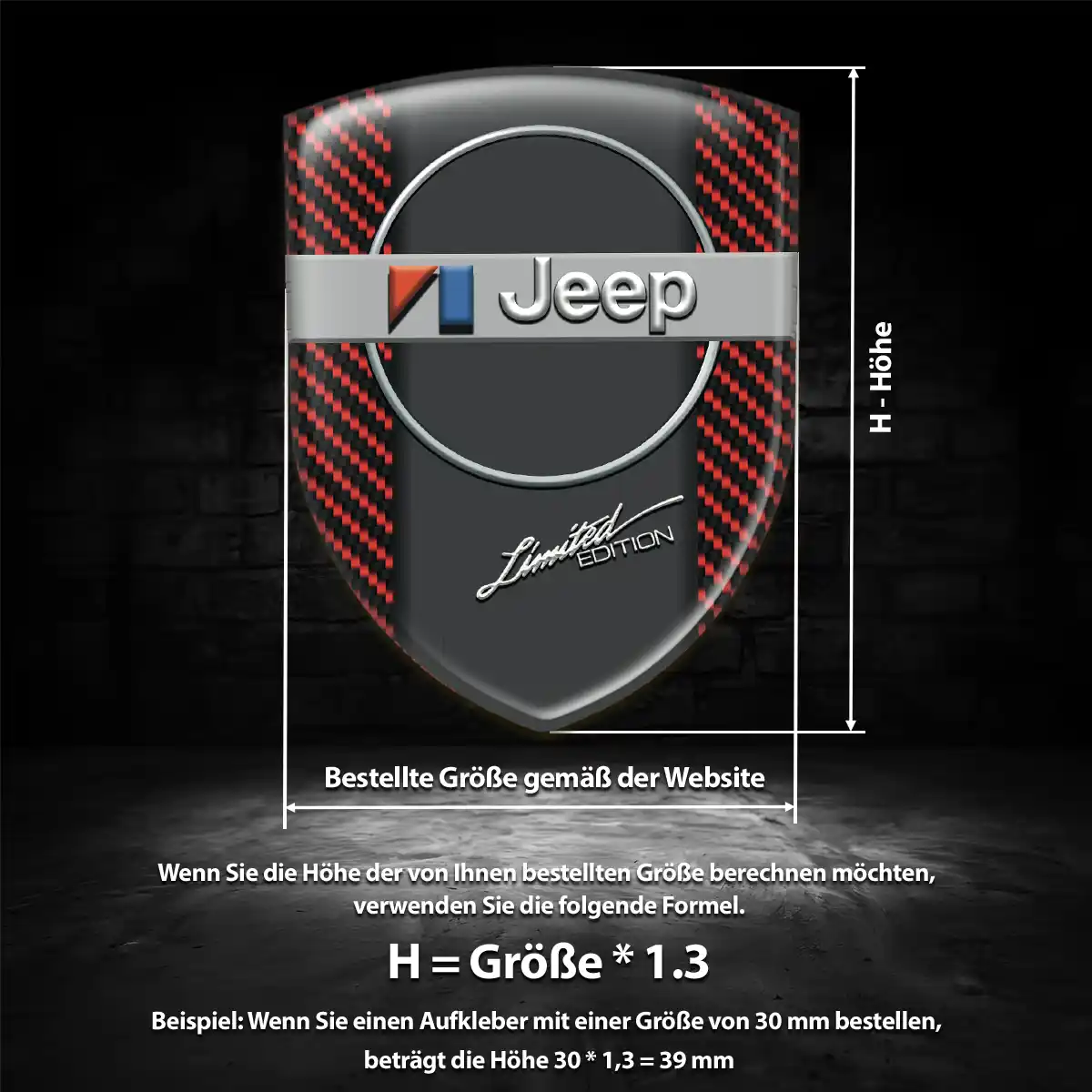 Jeep Aufkleber Silikon Embleme Auto Modernes Design