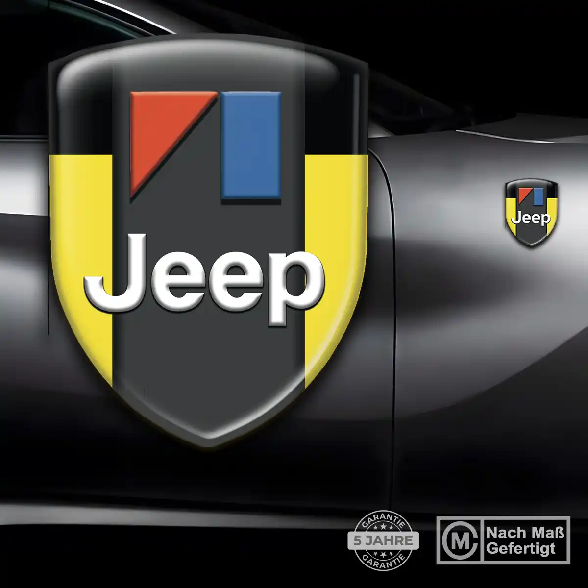 Jeep Aufkleber Silikon Embleme Auto Premium-Edition