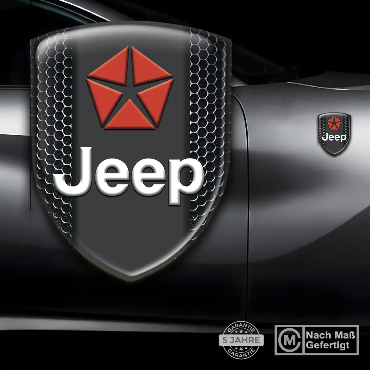 Jeep Aufkleber Silikon Embleme Auto Stilvolles Design