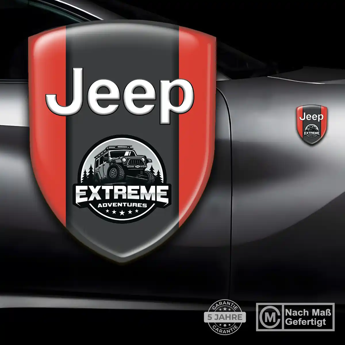 Jeep Aufkleber Silikon Embleme Exterieurdesign