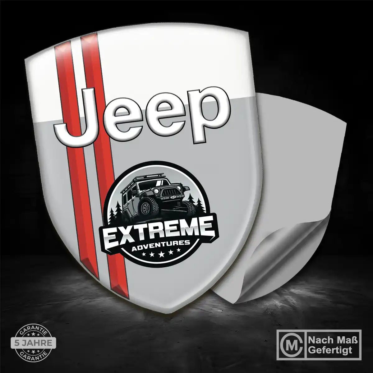 Jeep Aufkleber Silikon Embleme Hochwertiges Harz