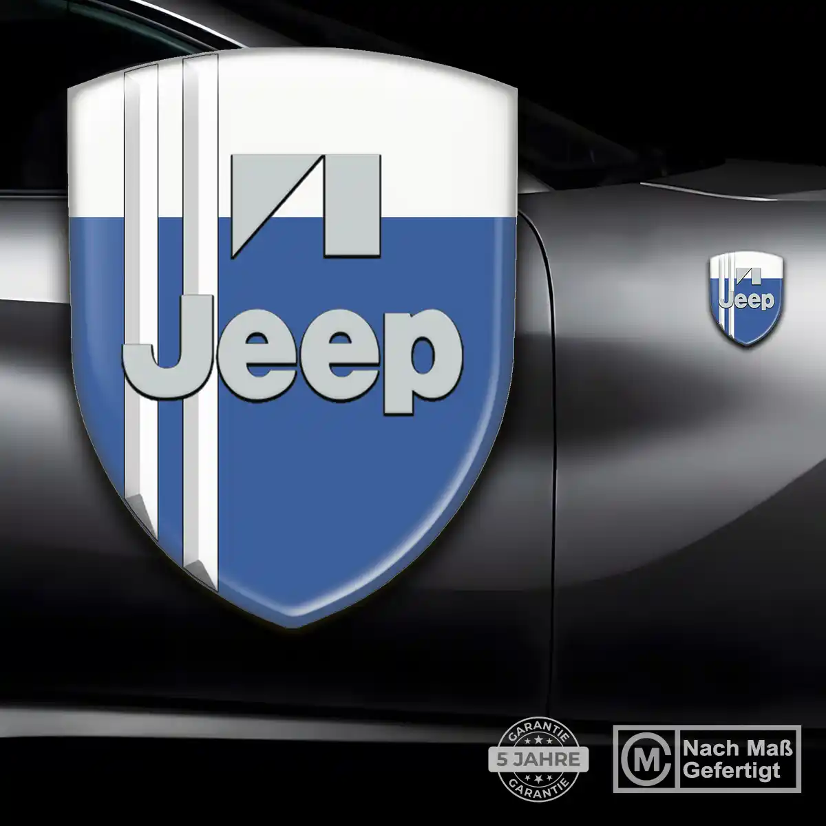 Jeep Aufkleber Silikon Embleme Markenedition