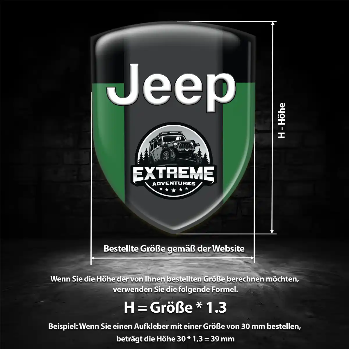Jeep Aufkleber Silikon Embleme Modernes Design