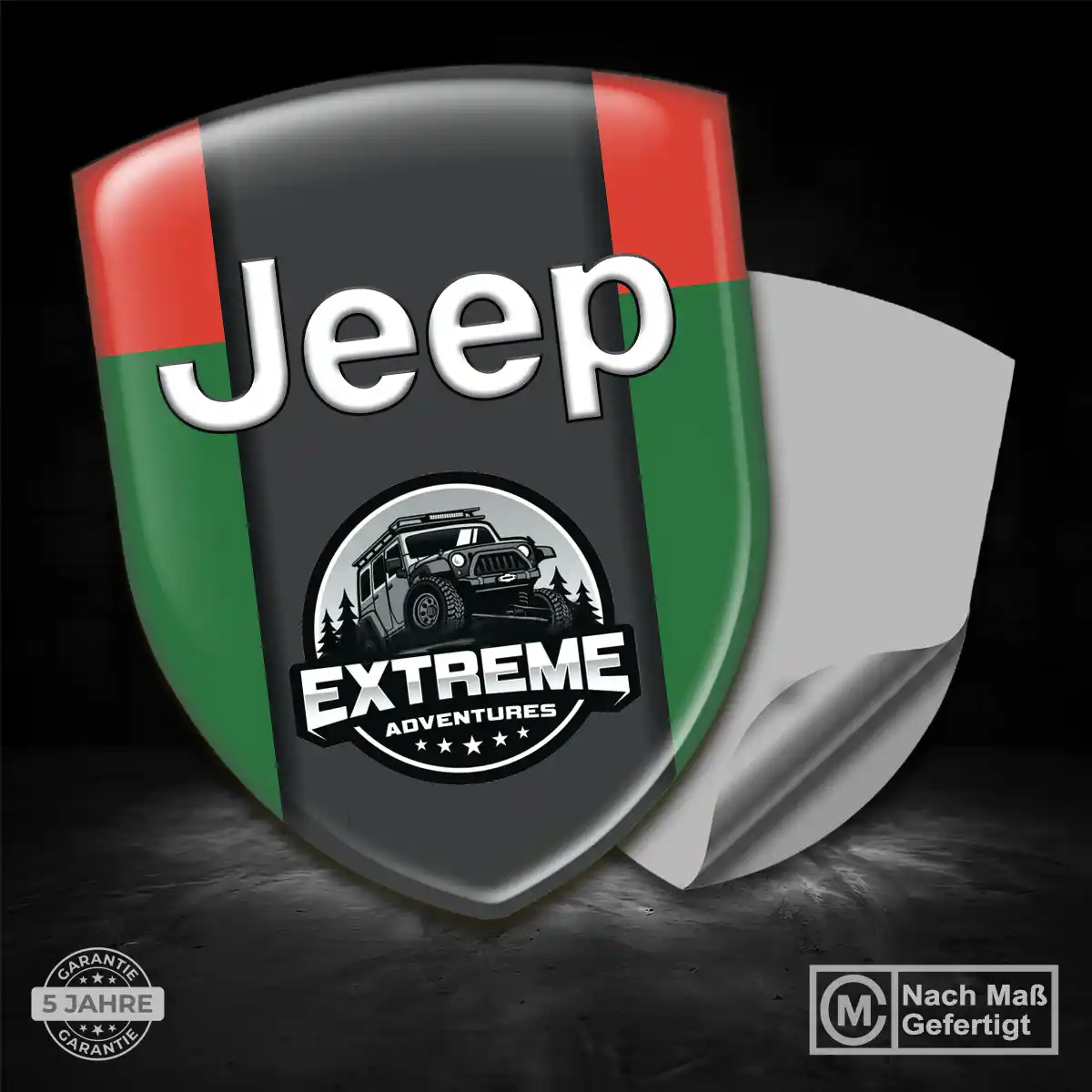 Jeep Aufkleber Silikon Embleme Tuningfahrzeug