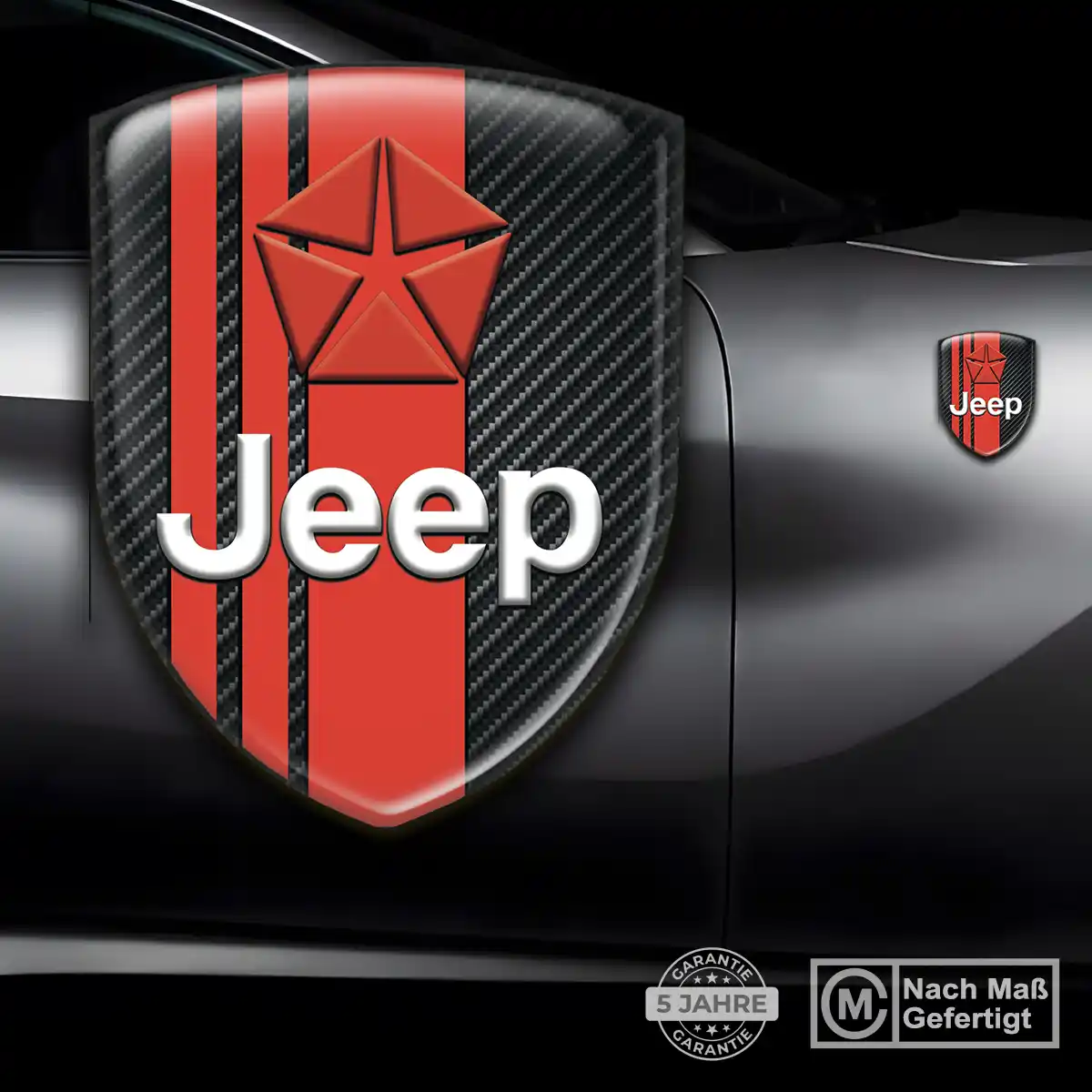 Jeep Aufkleber Tuningfahrzeug