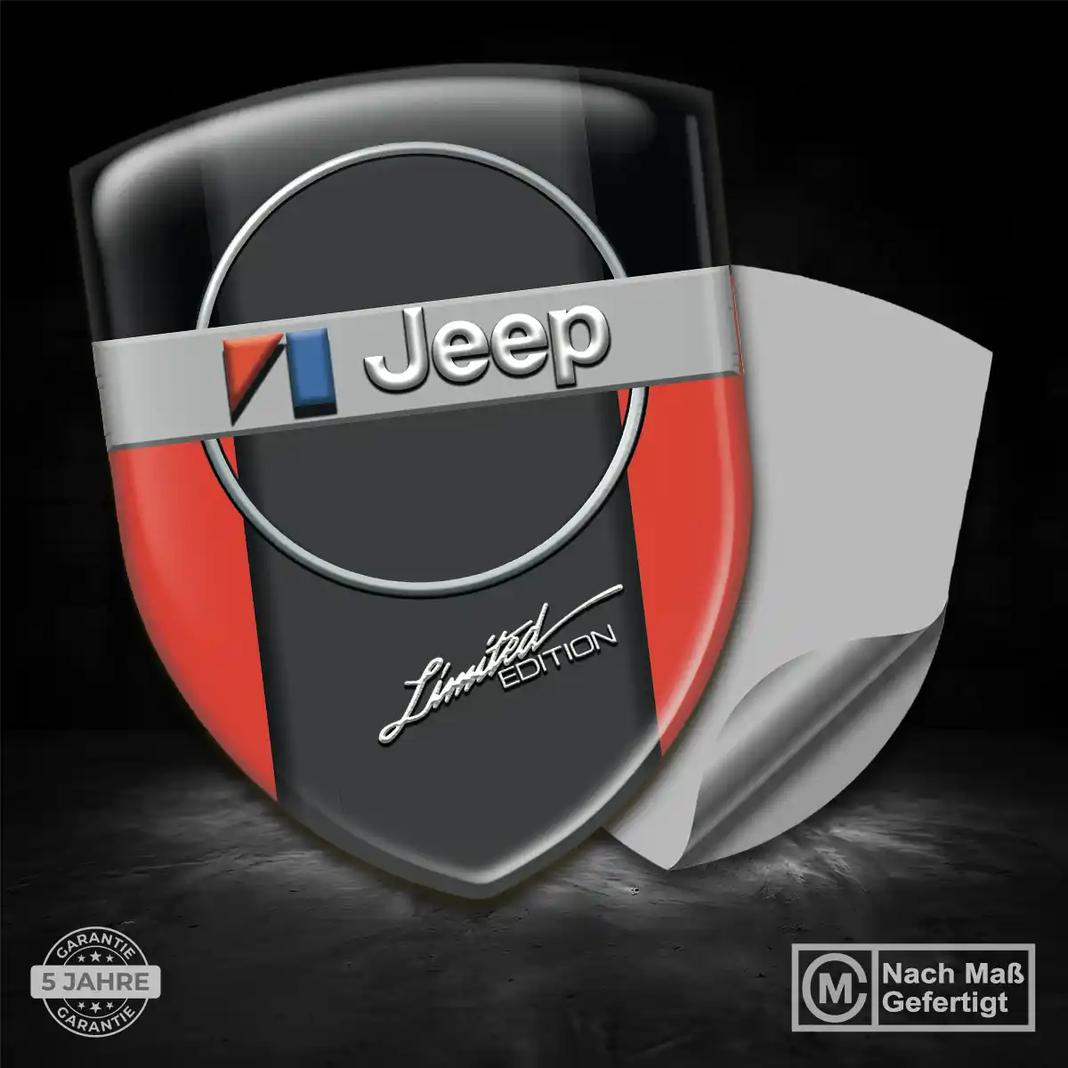Jeep Aufkleber Wappen Ausdrucksstarkes Design