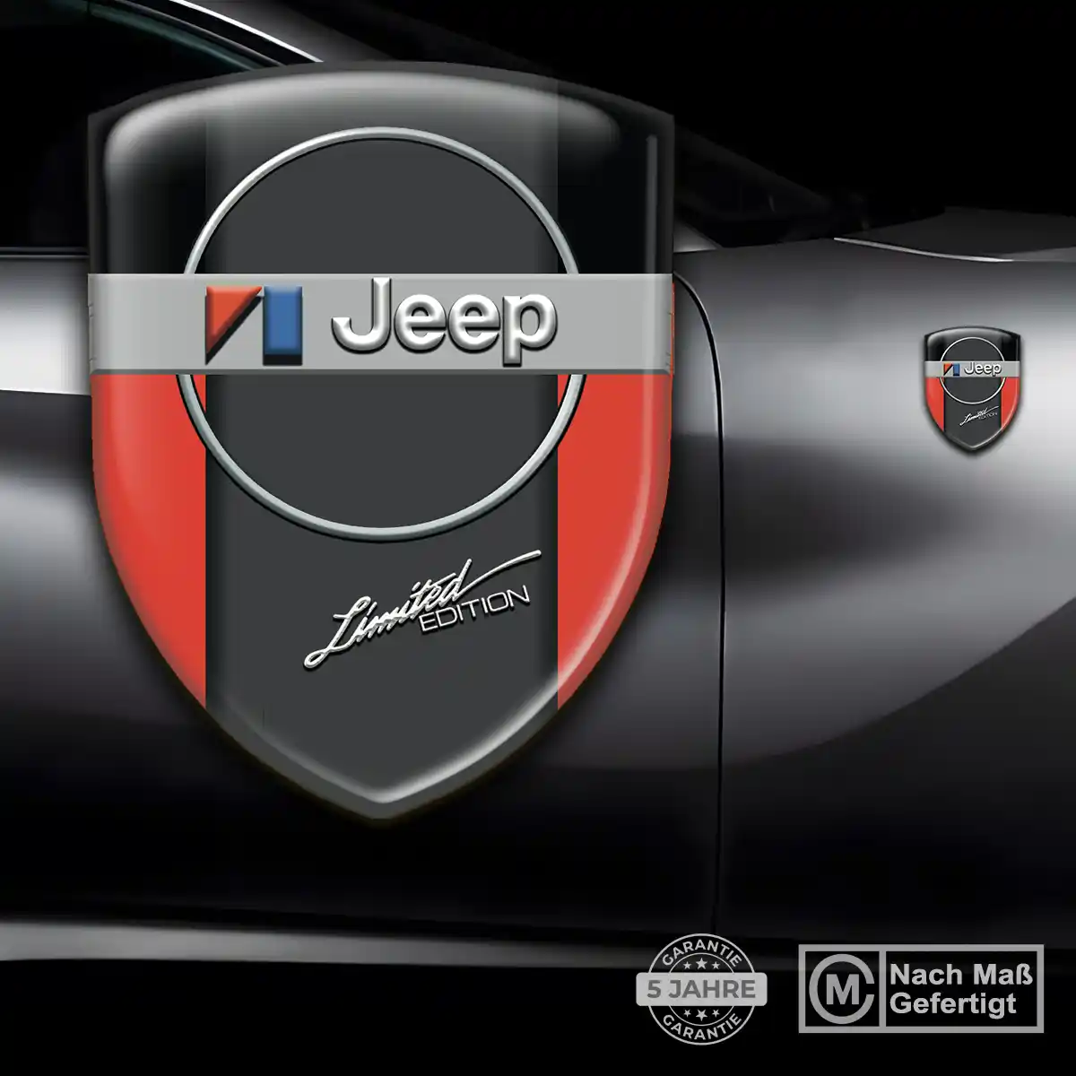 Jeep Aufkleber Wappen Ausdrucksstarkes Design