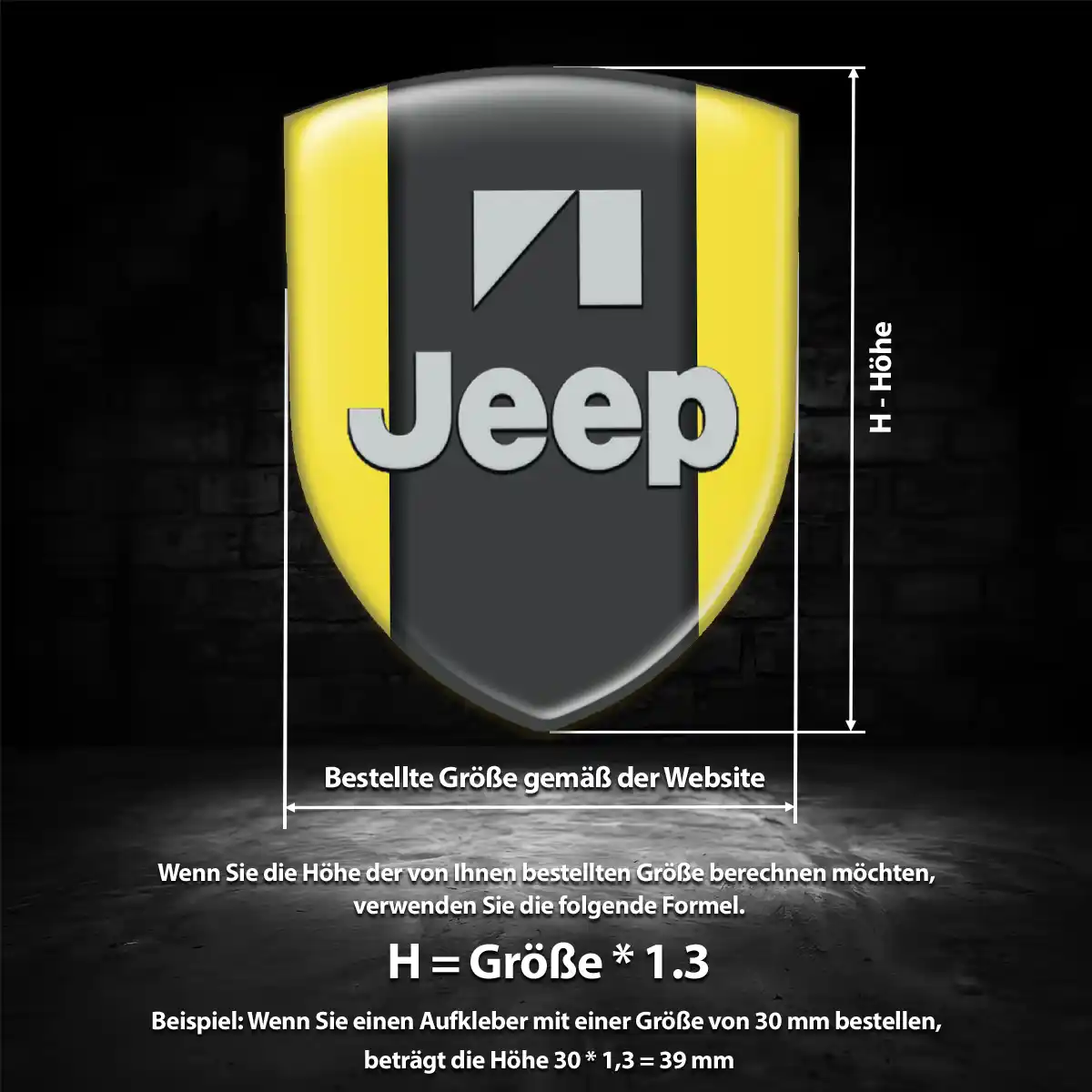 Jeep Aufkleber Wappen Auto Anspruchsvolles Design
