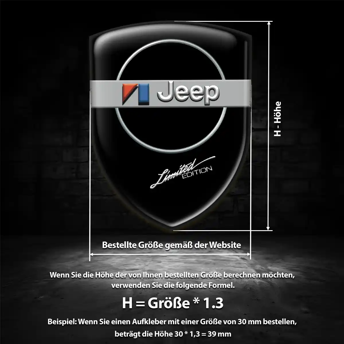 Jeep Aufkleber Wappen Auto Ausdrucksstarkes Design