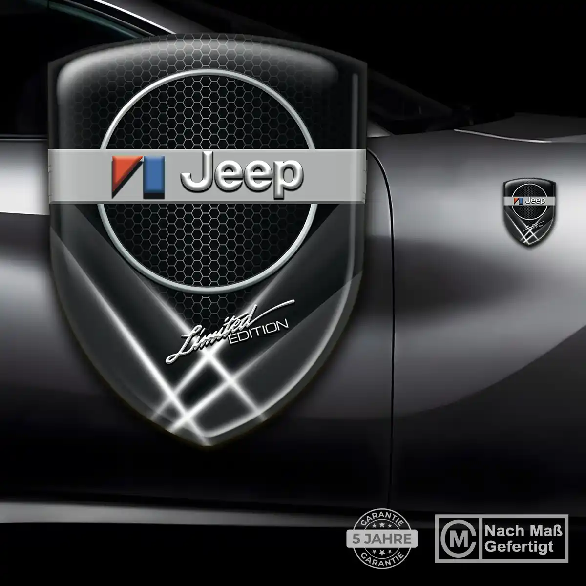 Jeep Aufkleber Wappen Auto Edles Design