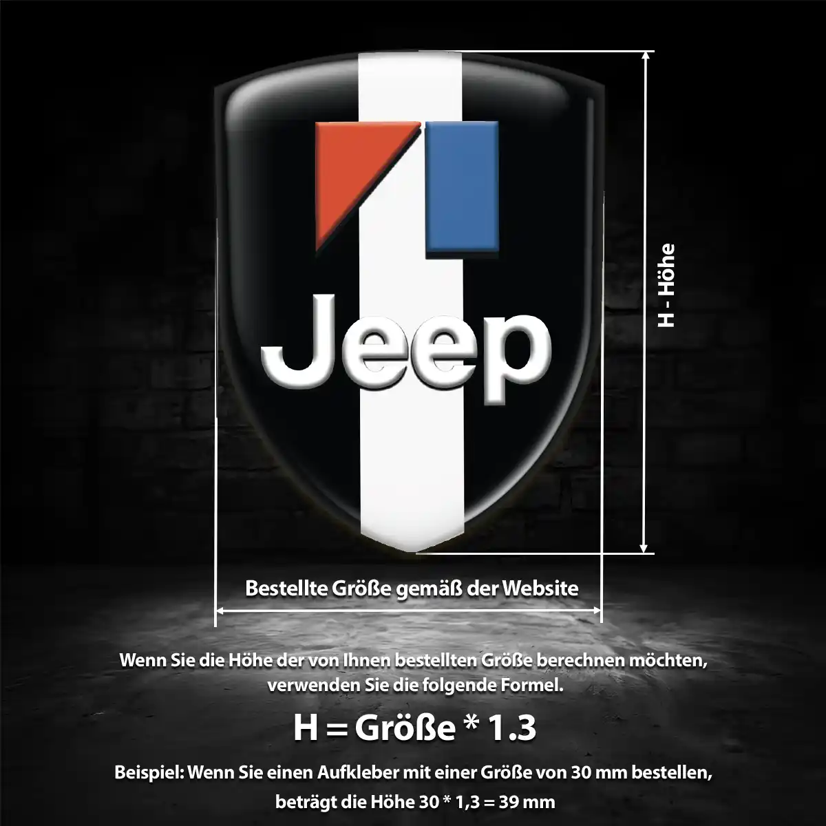 Jeep Aufkleber Wappen Auto Exterieurdesign