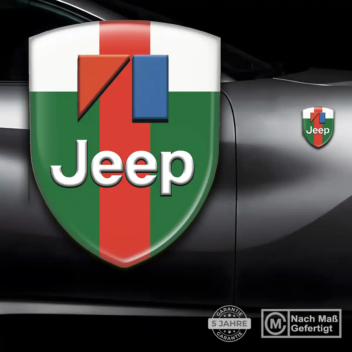 Jeep Aufkleber Wappen Auto Hochwertiges Harz