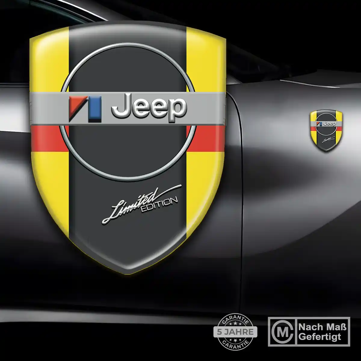 Jeep Aufkleber Wappen Auto Luxus-Edition