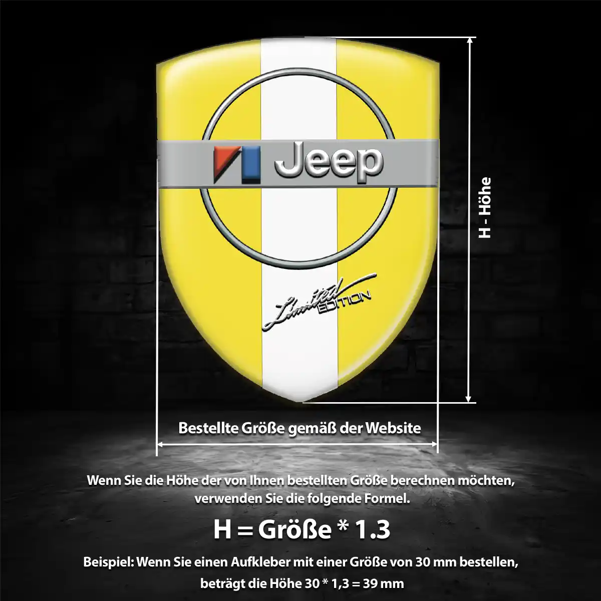 Jeep Aufkleber Wappen Auto Modernes Design