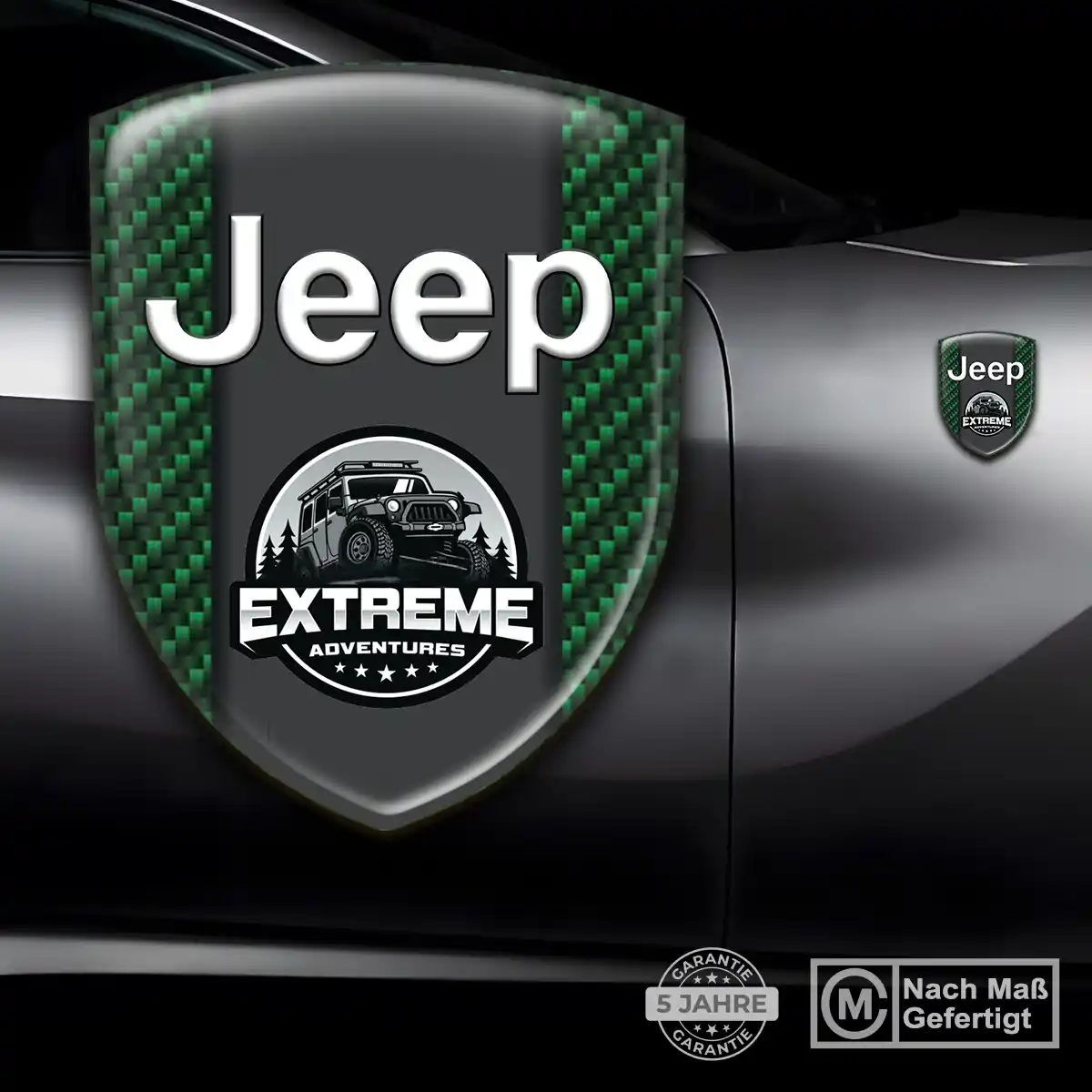 Jeep Aufkleber Wappen Auto Premium-Edition