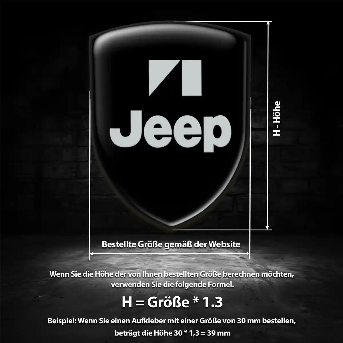 Jeep Aufkleber Wappen Auto Stilvolles Design