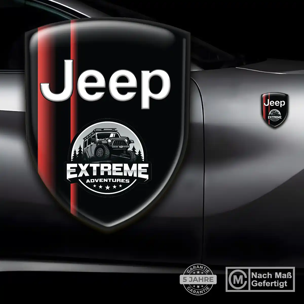 Jeep Aufkleber Wappen Auto Tuningfahrzeug