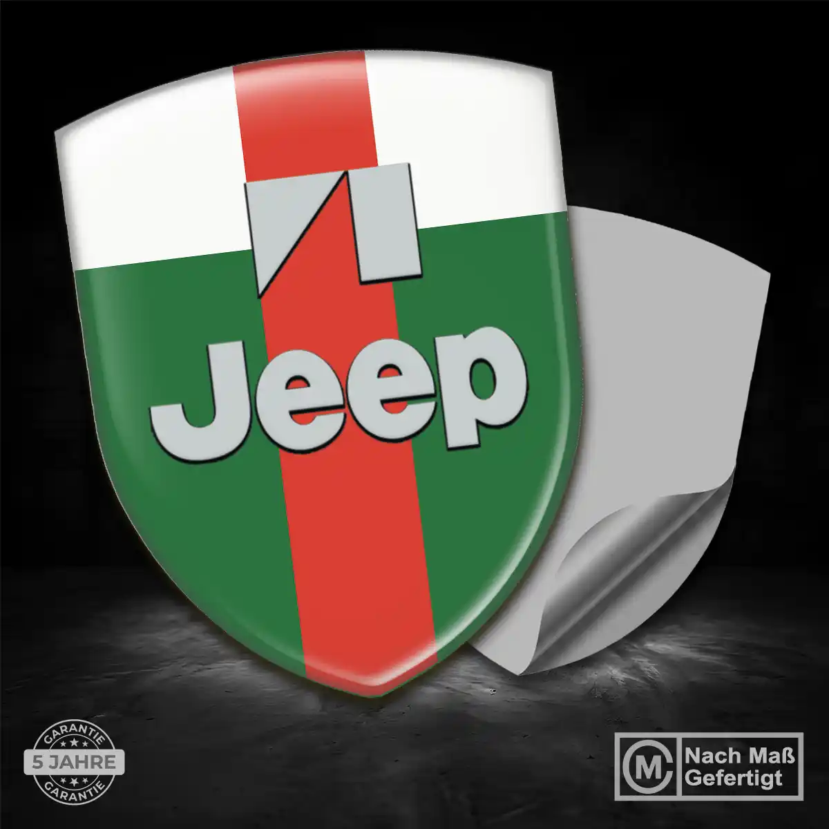 Jeep Aufkleber Wappen Edles Design
