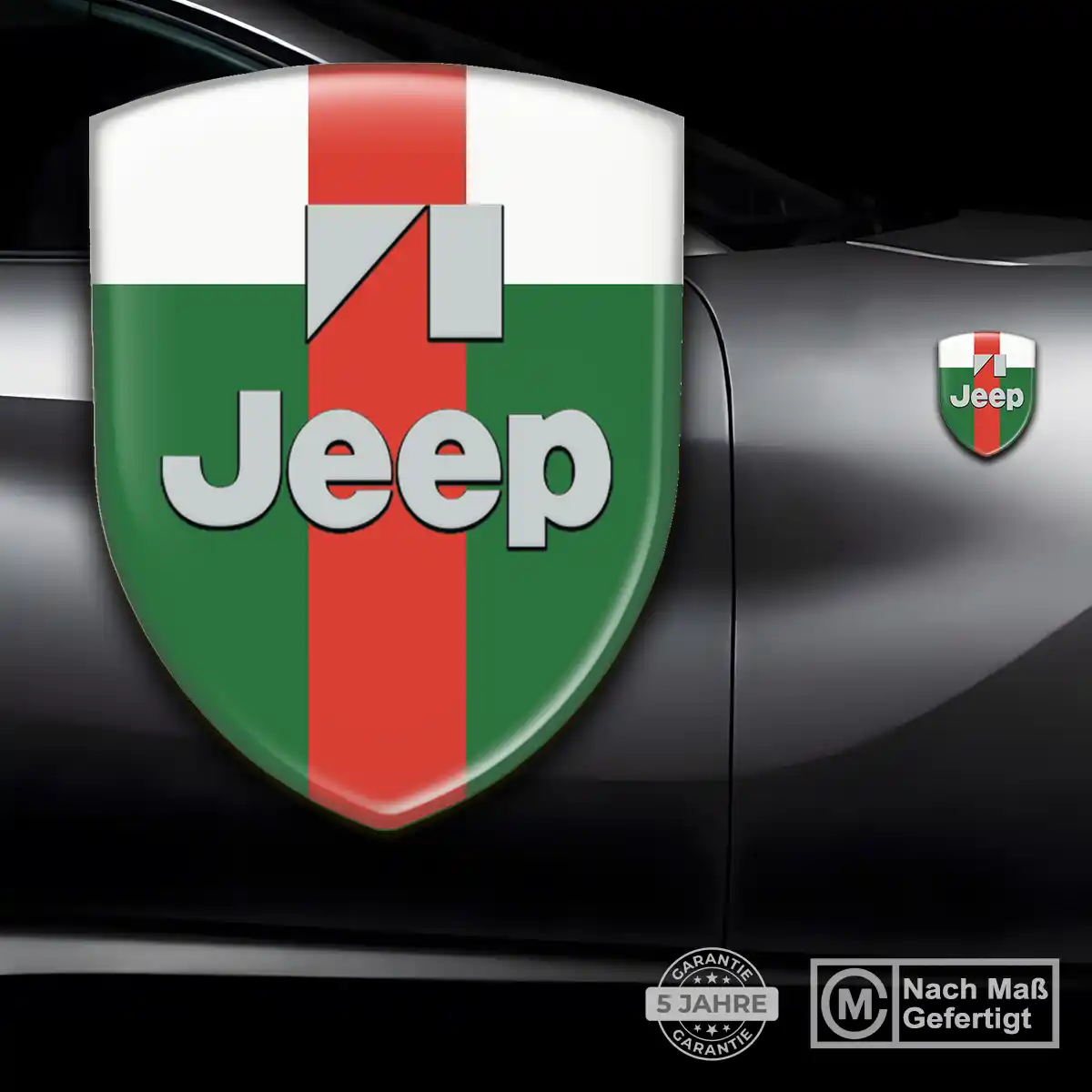 Jeep Aufkleber Wappen Edles Design