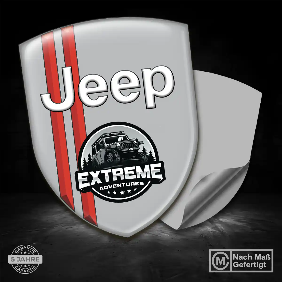 Jeep Aufkleber Wappen Emblem Auto Edles Design