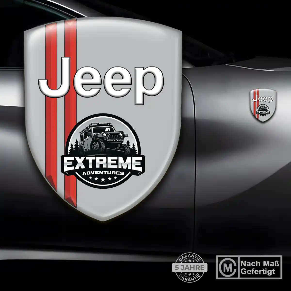 Jeep Aufkleber Wappen Emblem Auto Edles Design