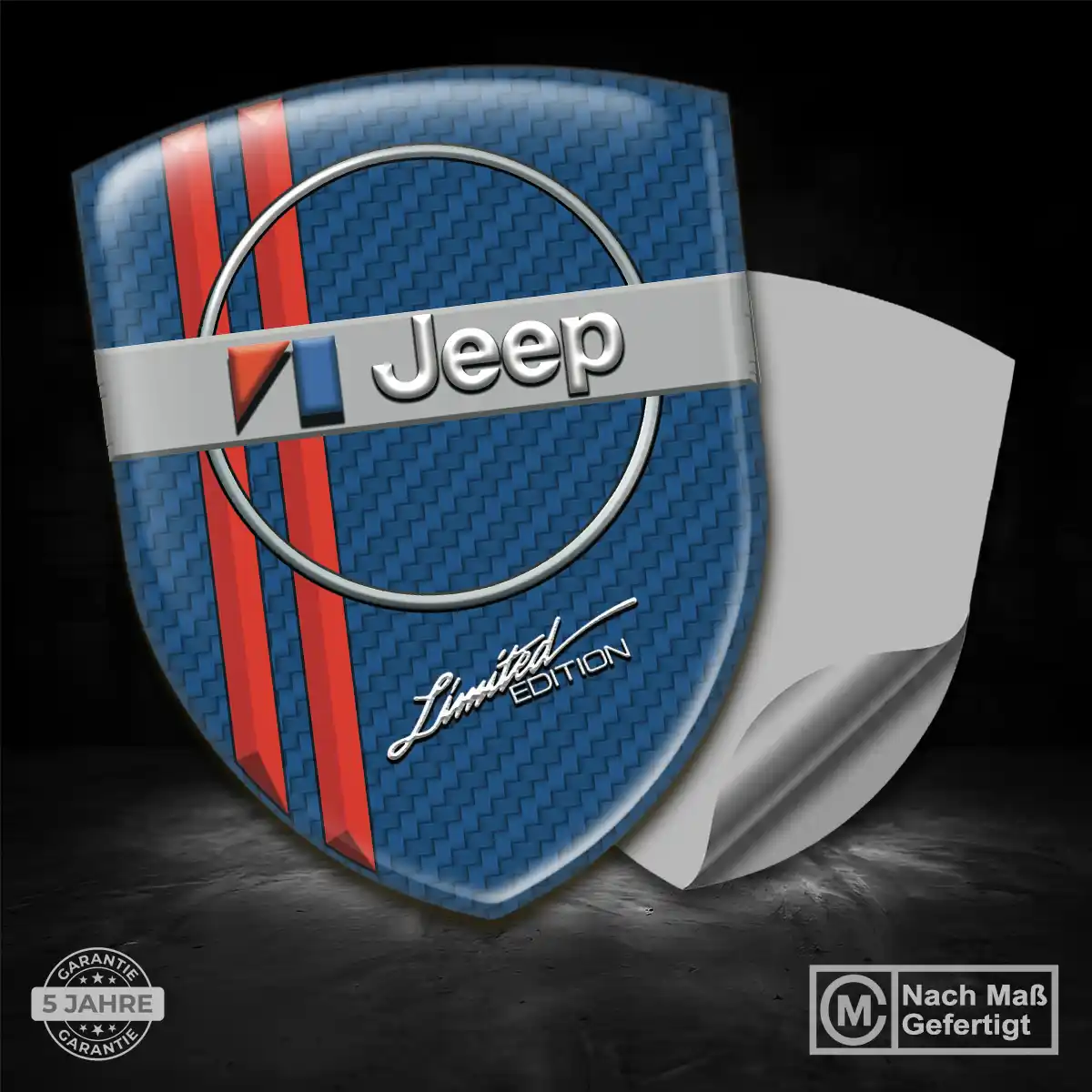 Jeep Aufkleber Wappen Emblem Auto Hochwertiges Harz