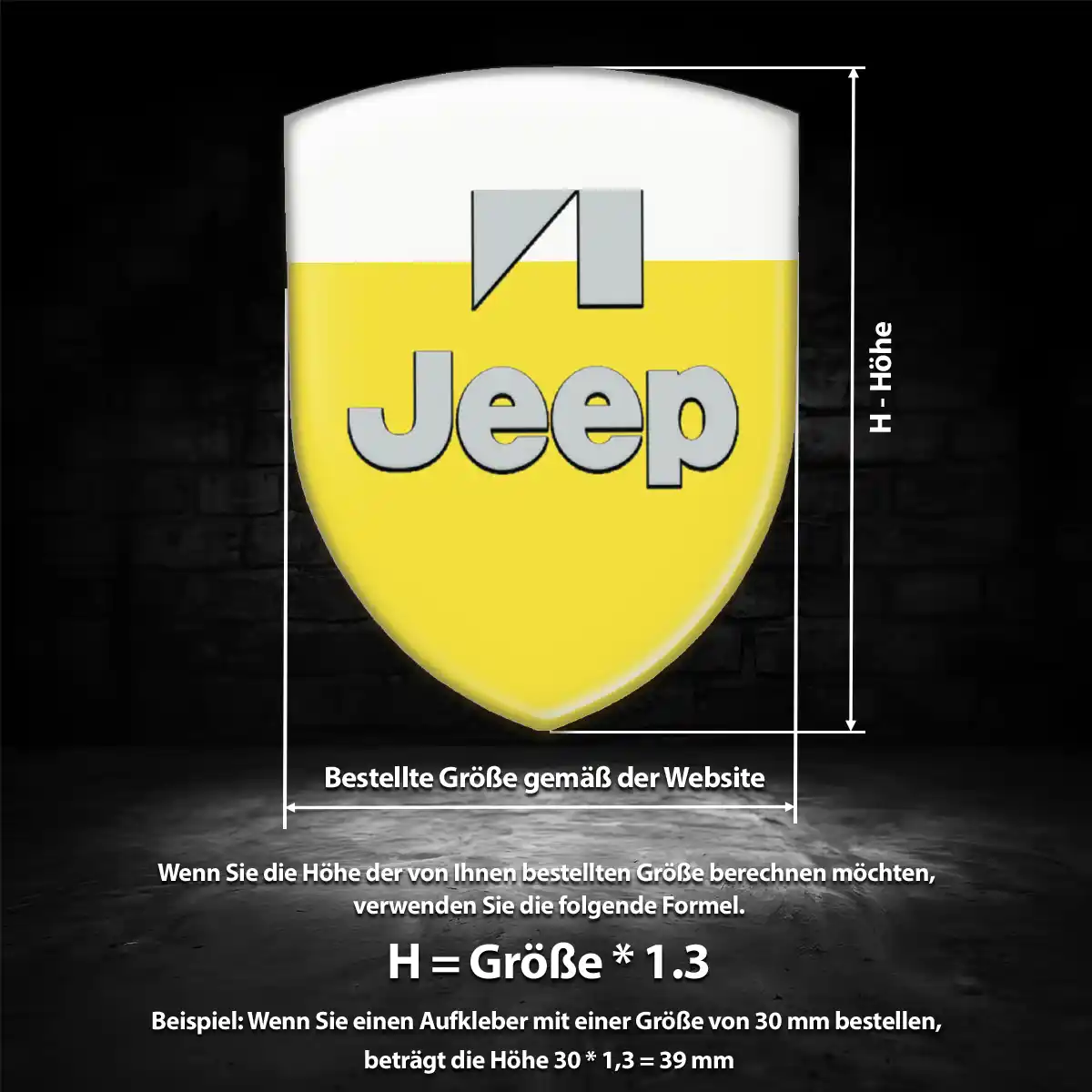 Jeep Aufkleber Wappen Emblem Auto Hohe Qualität