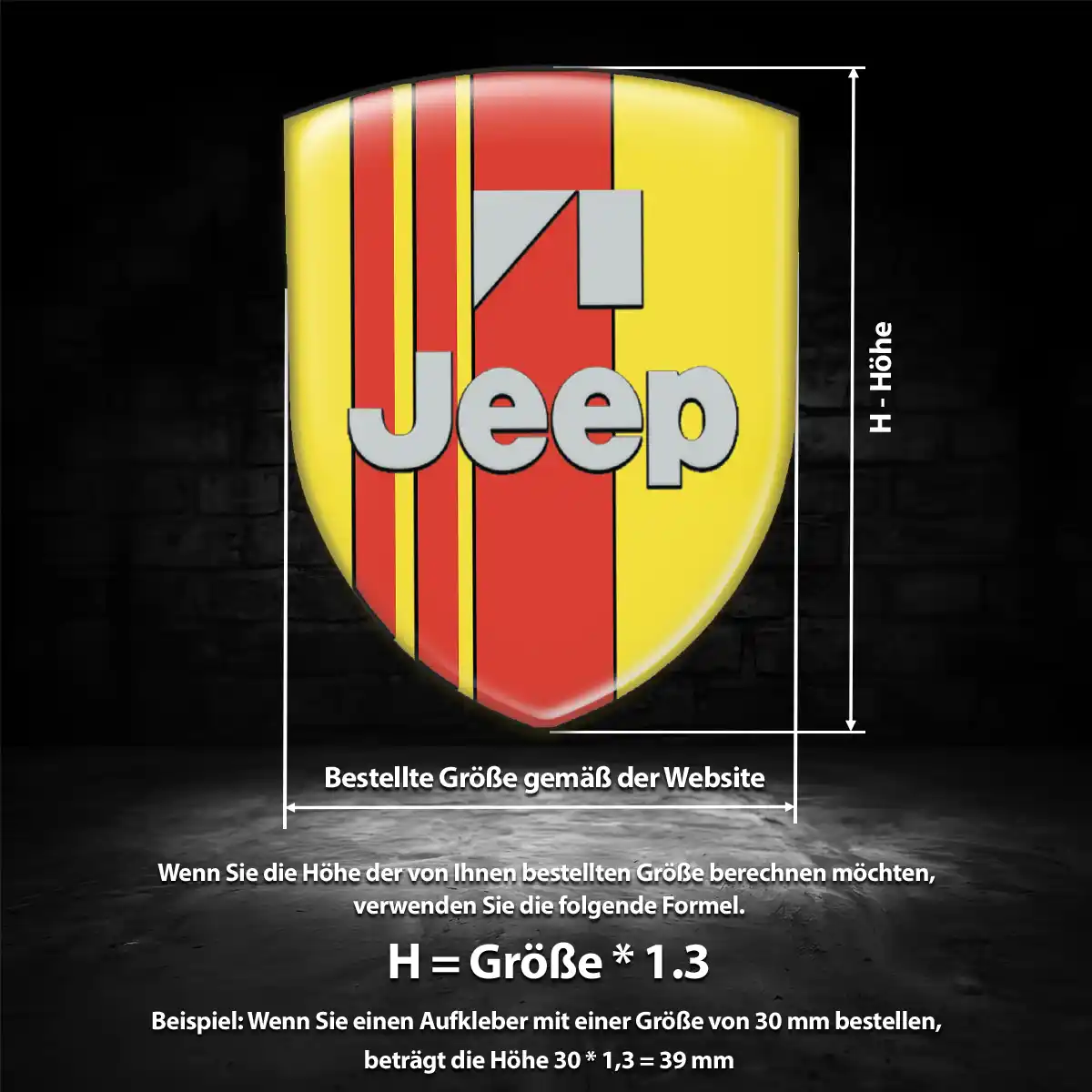 Jeep Aufkleber Wappen Emblem Auto Interieurdesign