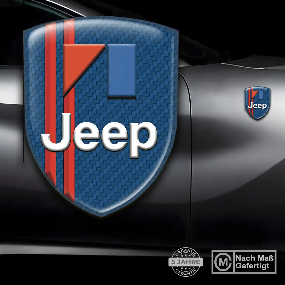Jeep Aufkleber Wappen Emblem Edles Design