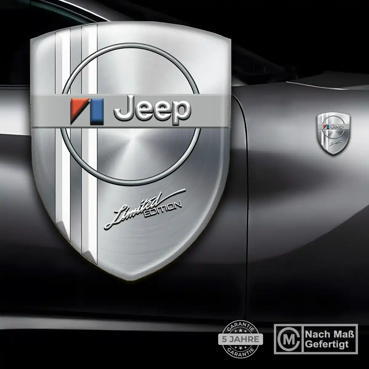 Jeep Aufkleber Wappen Emblem Elegantes Design