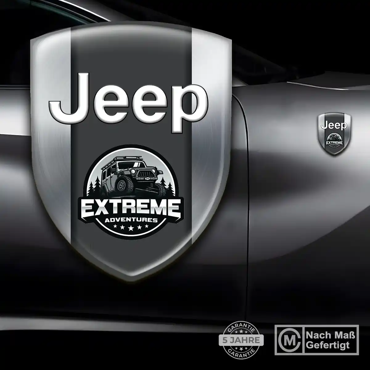 Jeep Aufkleber Wappen Emblem Interieurdesign