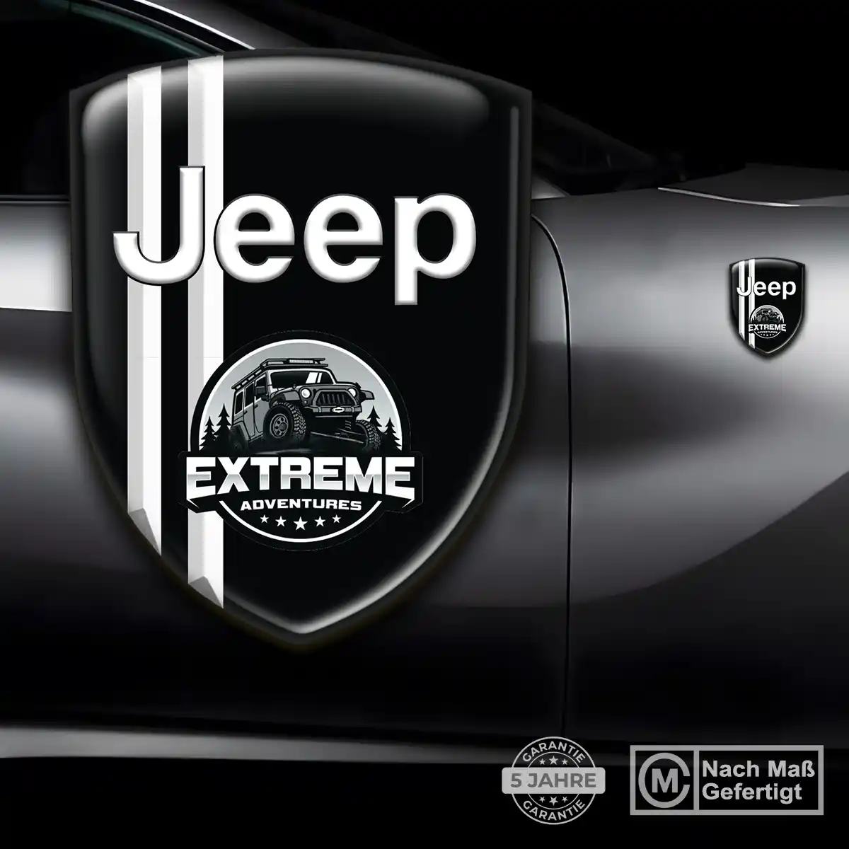 Jeep Aufkleber Wappen Emblem Modernes Design