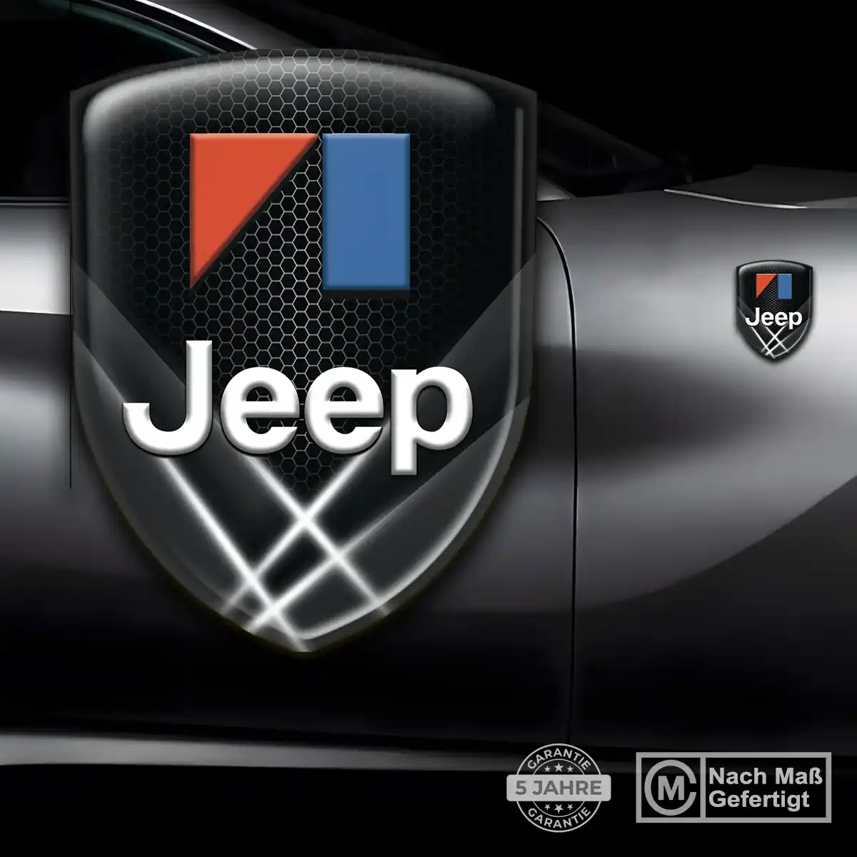 Jeep Aufkleber Wappen Emblem Tuningfahrzeug