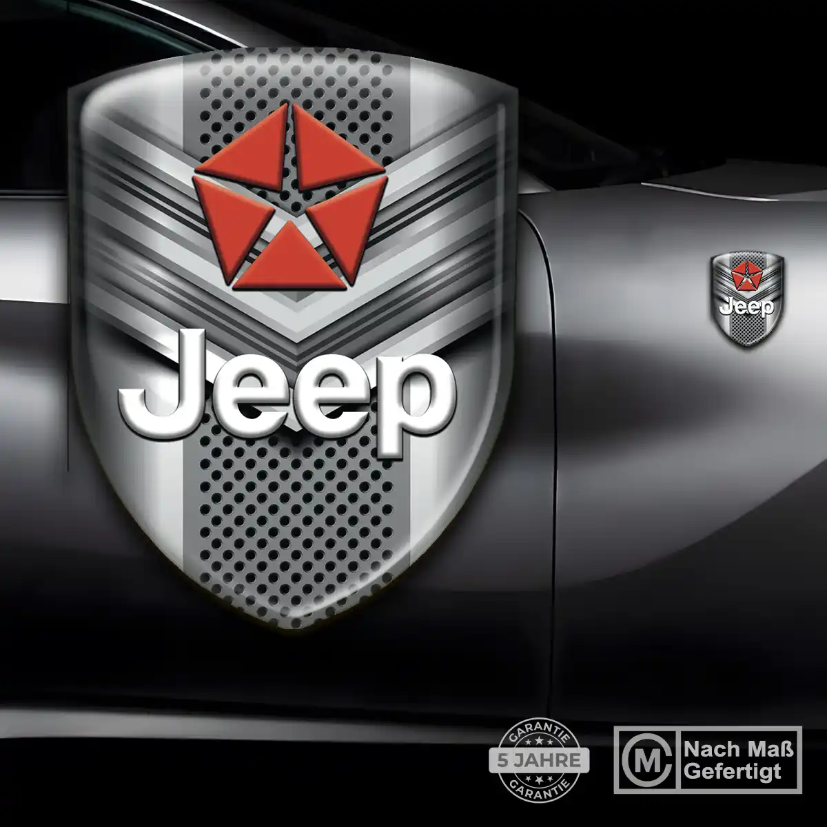 Jeep Aufkleber Wappen Hochwertiges Harz