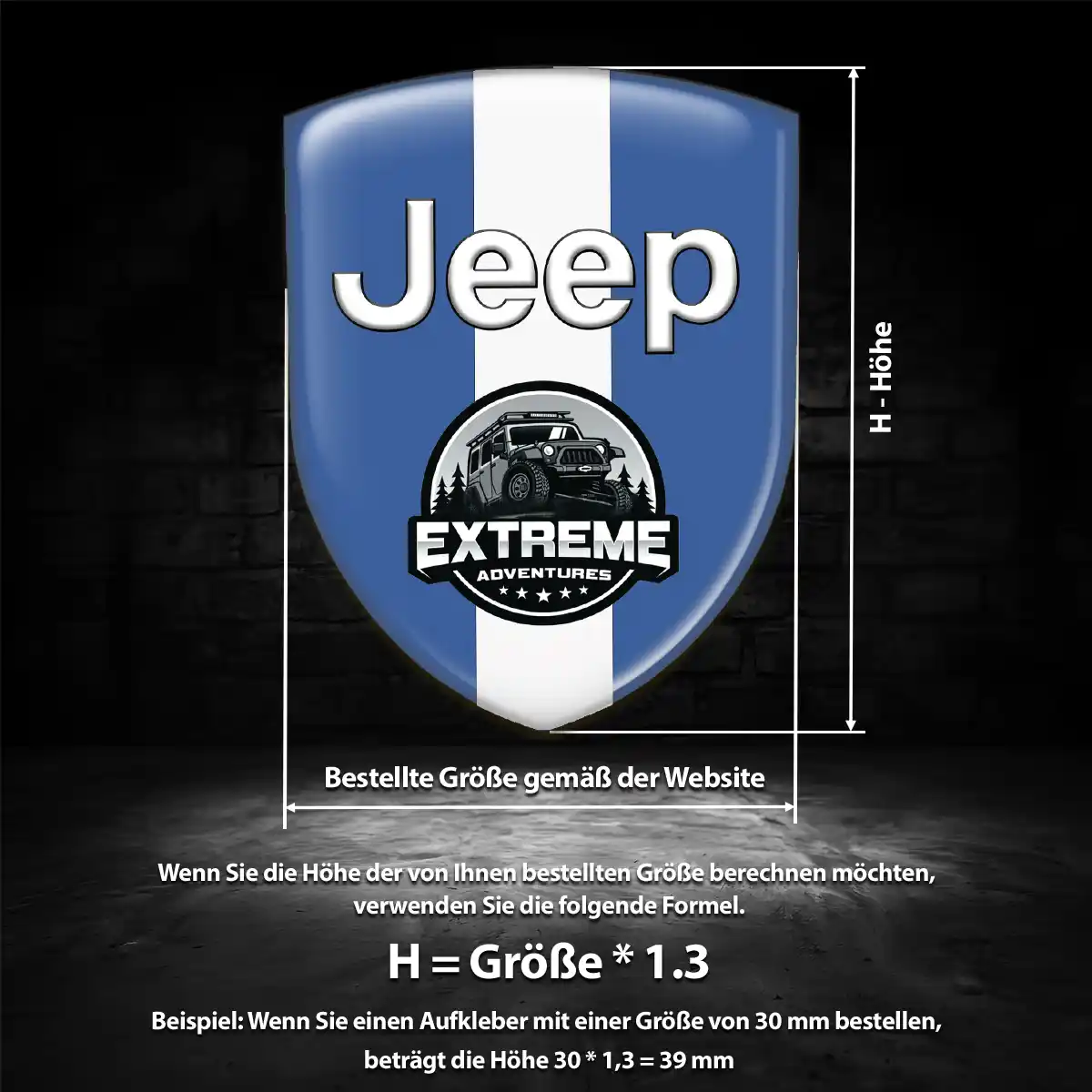 Jeep Aufkleber Wappen Interieurdesign