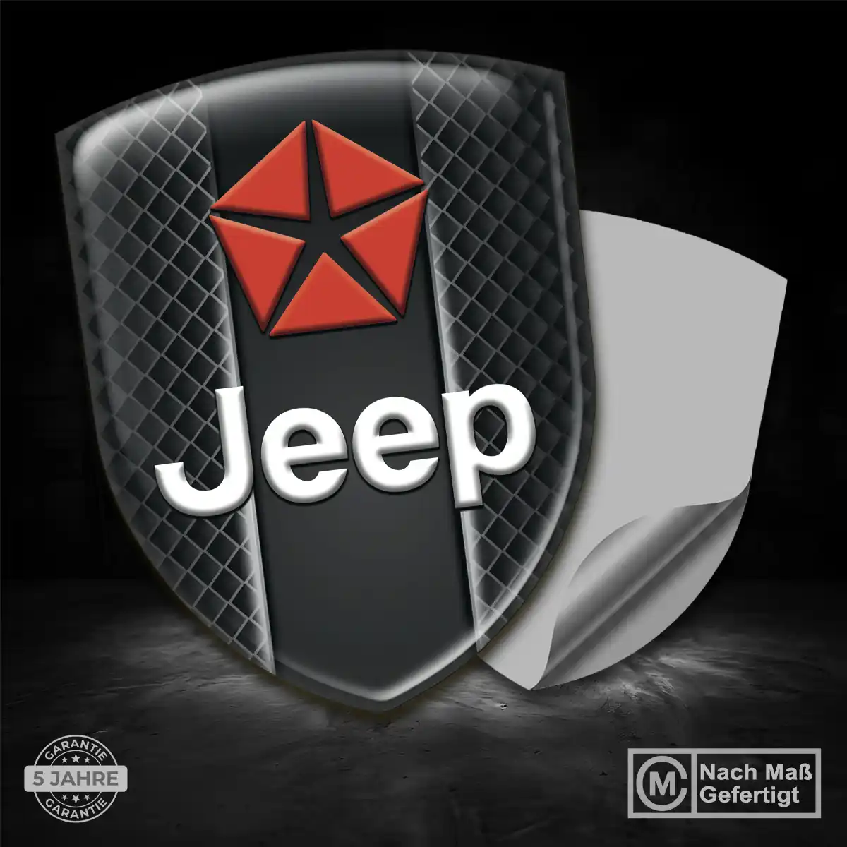 Jeep Aufkleber Wappen Limitierte Auflage