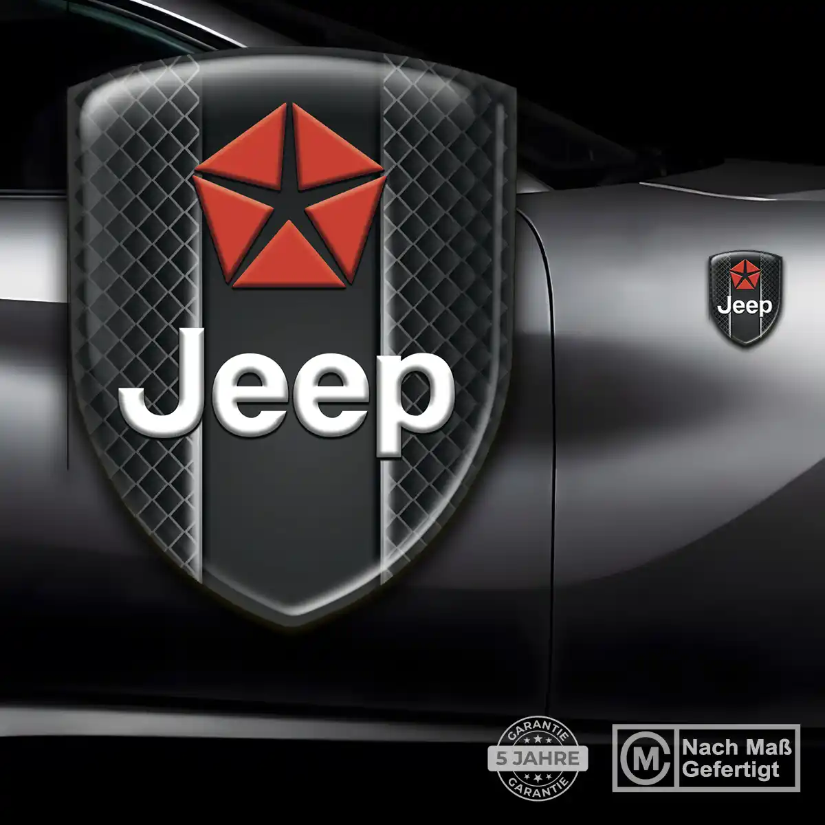 Jeep Aufkleber Wappen Limitierte Auflage