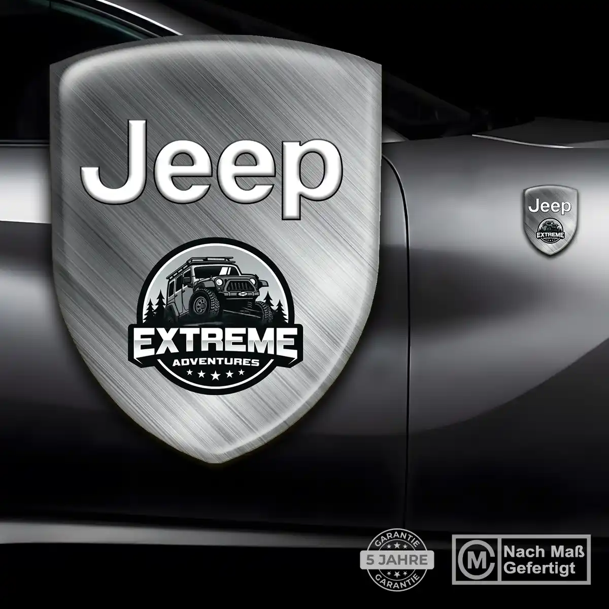 Jeep Aufkleber Wappen Markenedition