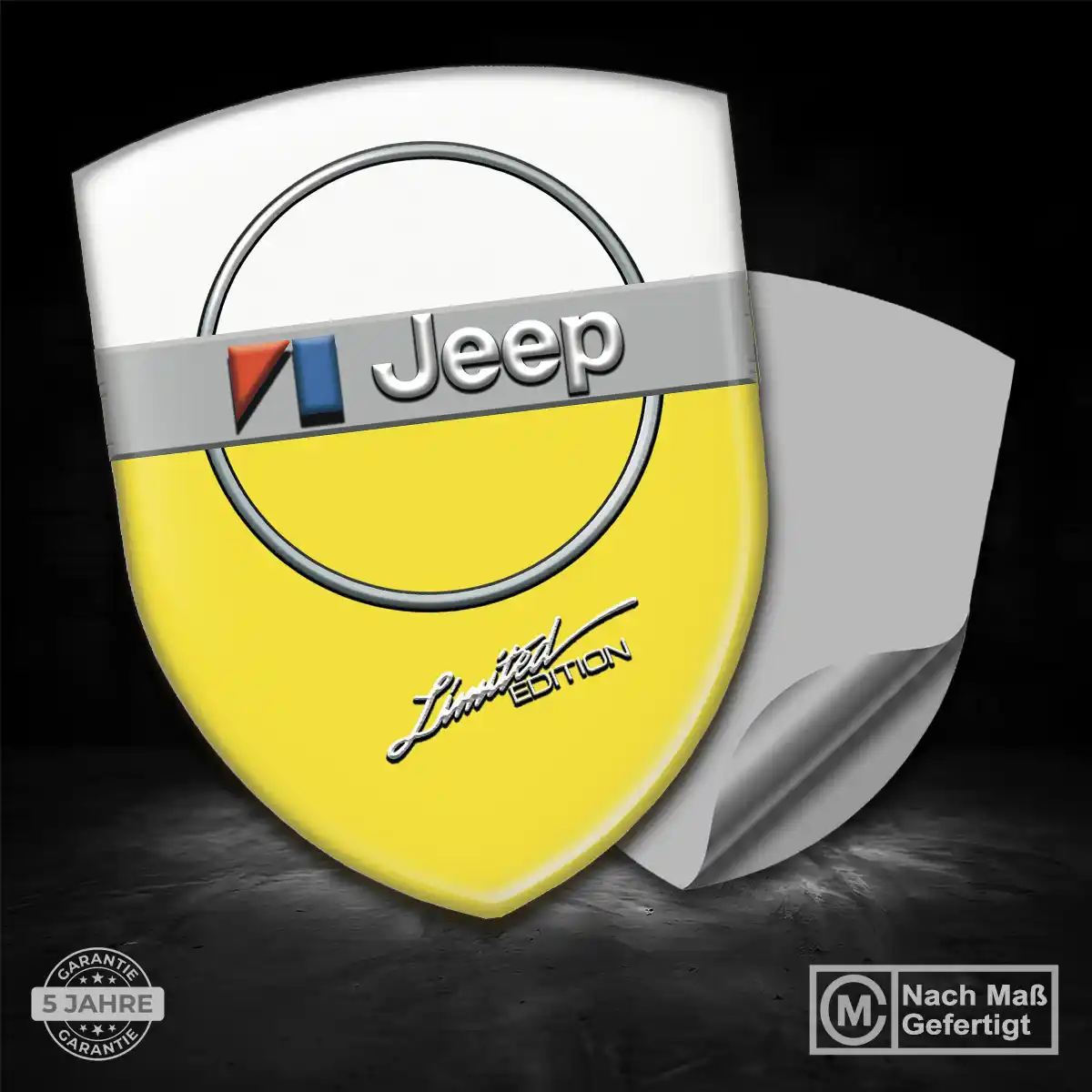 Jeep Aufkleber Wappen Modernes Design