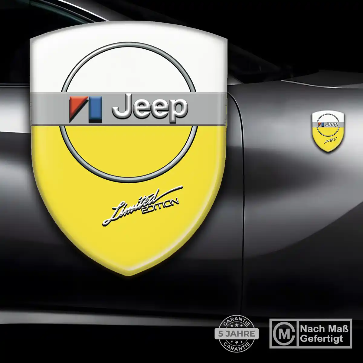 Jeep Aufkleber Wappen Modernes Design