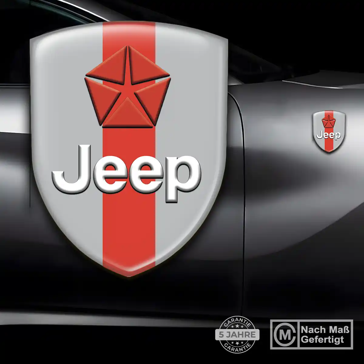 Jeep Aufkleber Wappen Premiumqualität