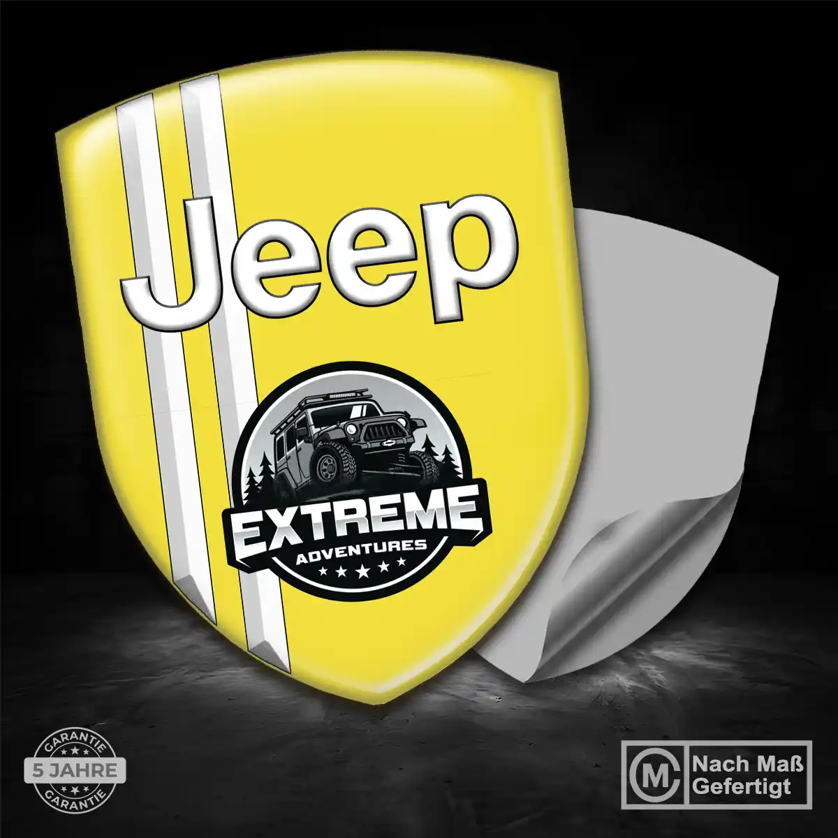 Jeep Aufkleber Wappen Tuningfahrzeug