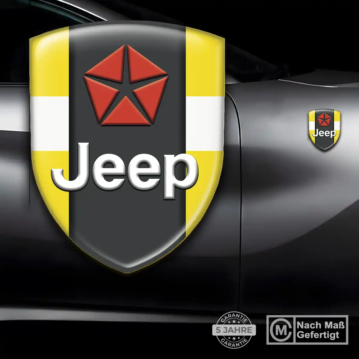 Jeep Emblem Aufkleber Anspruchsvolles Design