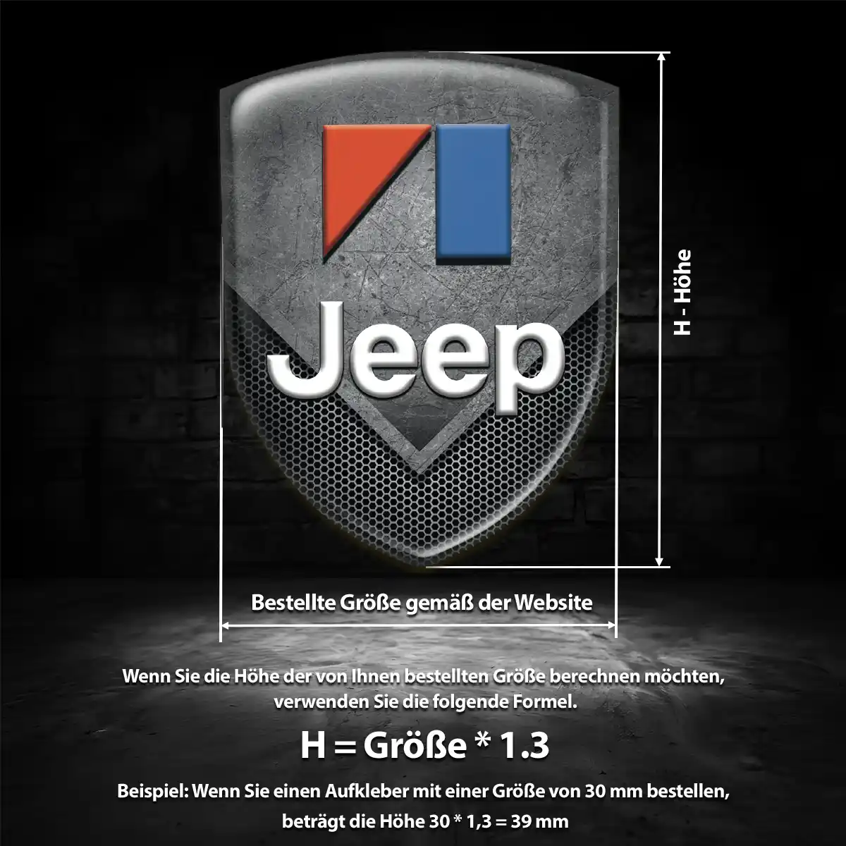 Jeep Emblem Aufkleber Auto Edles Design