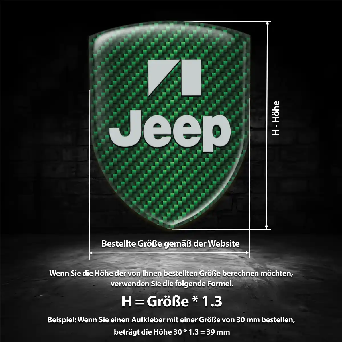 Jeep Emblem Aufkleber Auto Markenedition